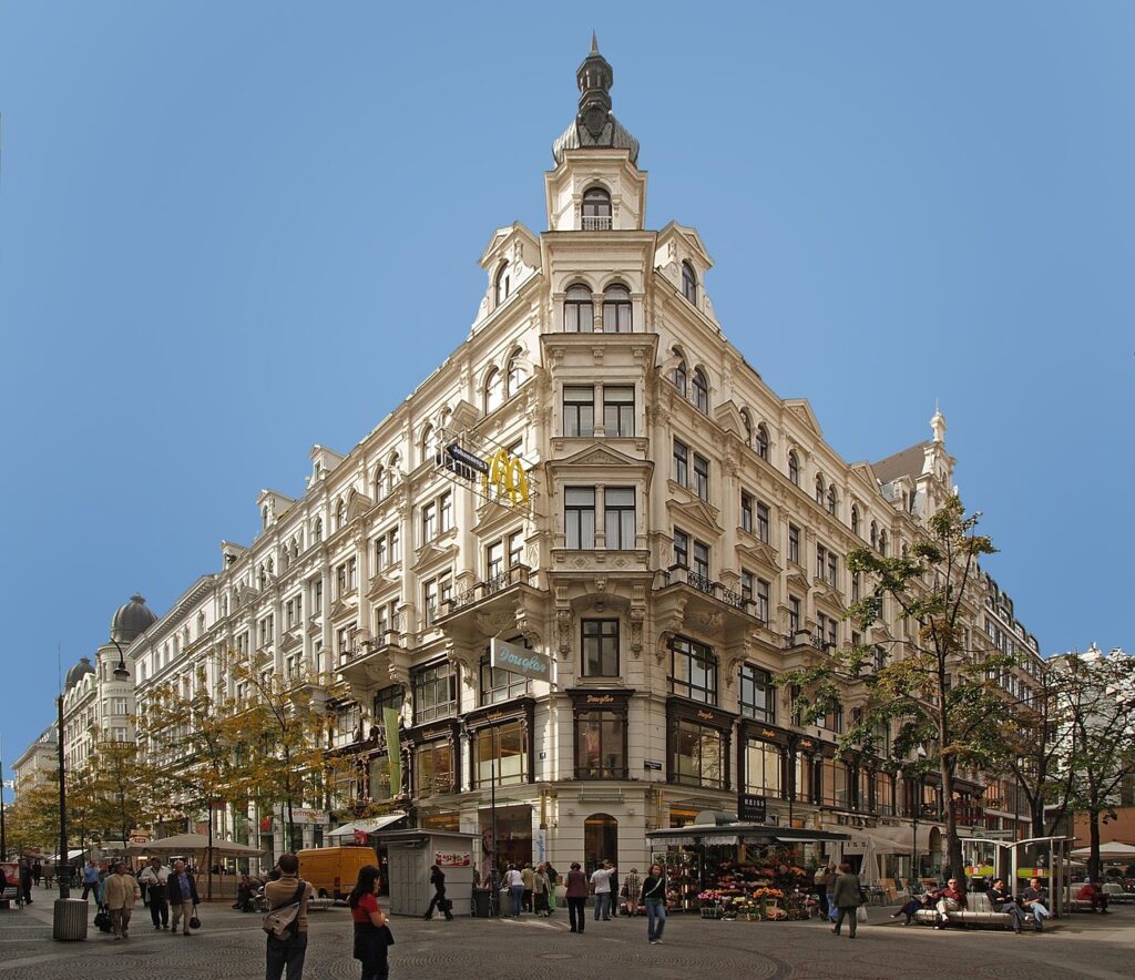 pension, hotel, stay, city, house, architecture, building, downtown